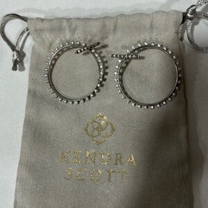 Silver Kendra Scott earrings